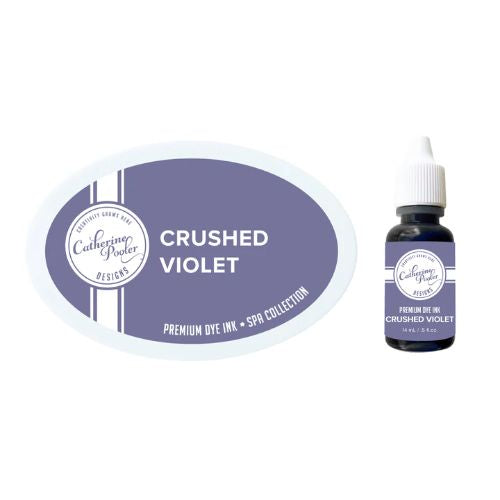 Catherine Pooler Designs Crushed Violet Ink Pad and Refill - Ink Pad and Refill Bundle