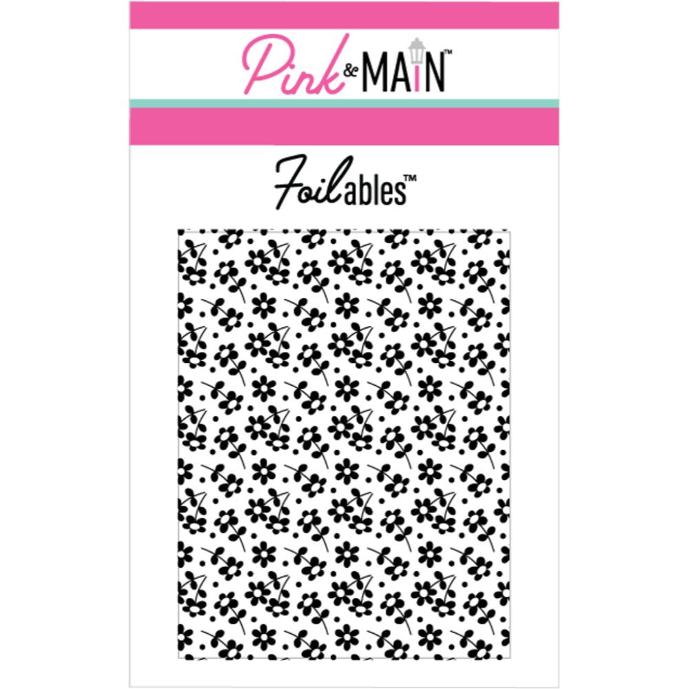 Pink & Main Cute Daisies Foilables Panels