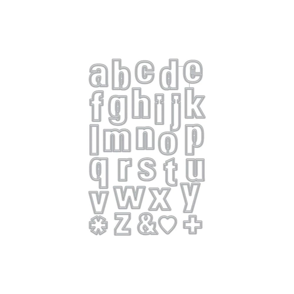 Hero Arts DF129 Luggage Lowercase Alphabet Fancy Dies