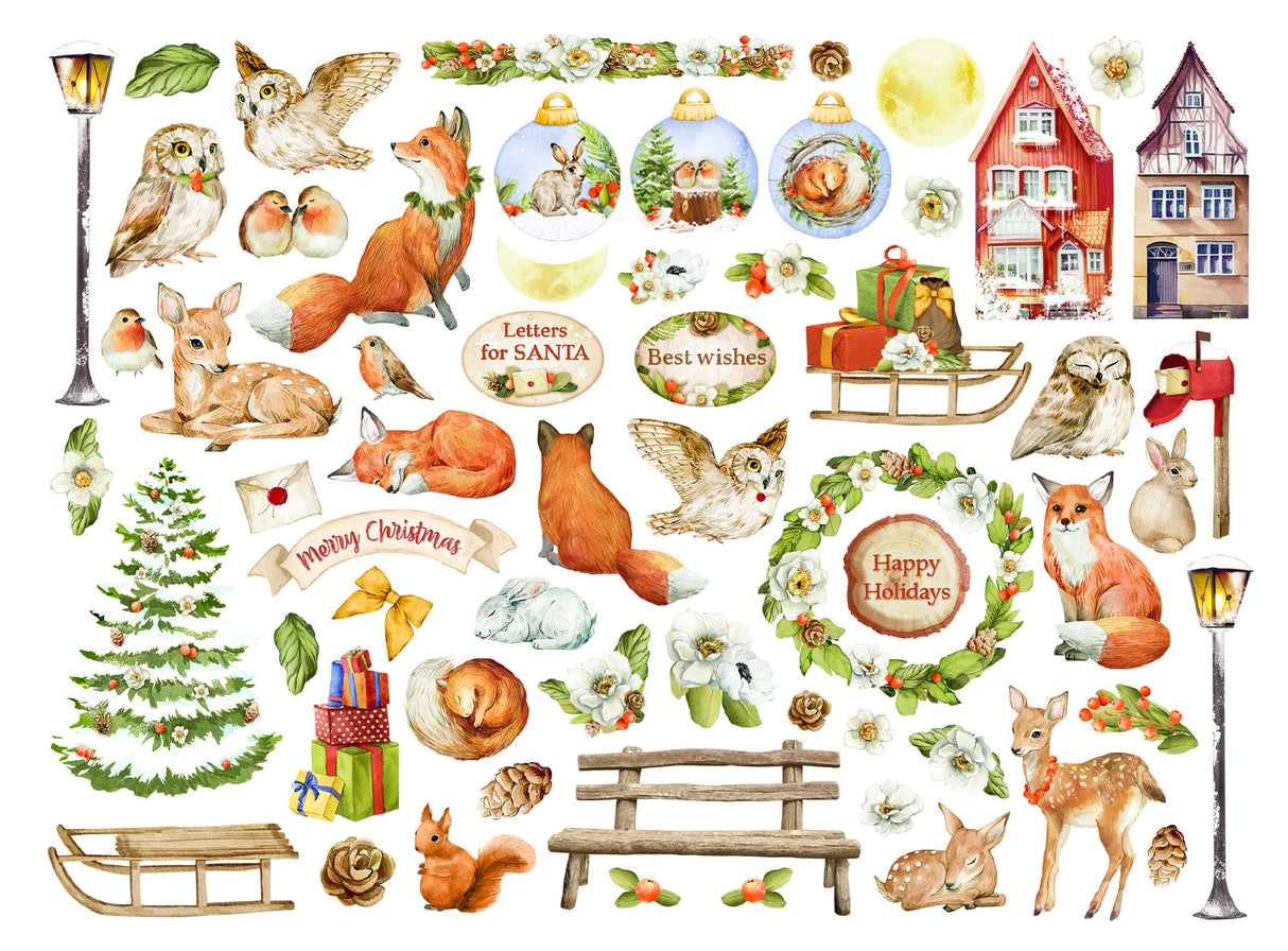 StamperiaÂ Die cuts assorted - Winter Valley