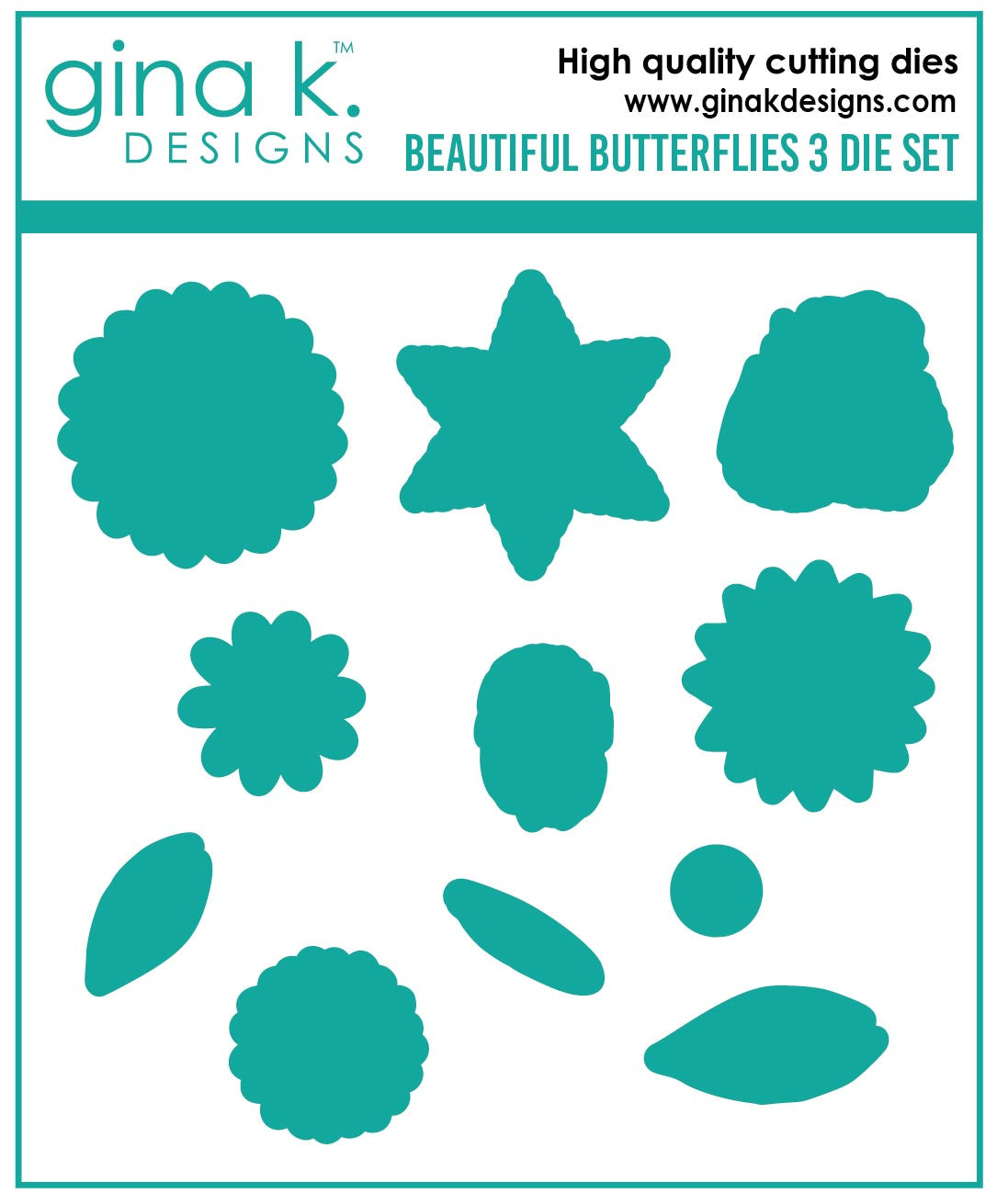 Gina K Design DIE- Beautiful Butterflies 3