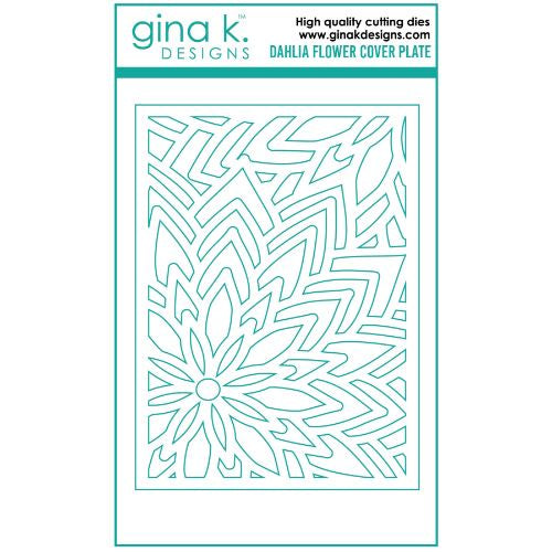 Gina K Designs DIE- Dahlia Flower Cover Plate