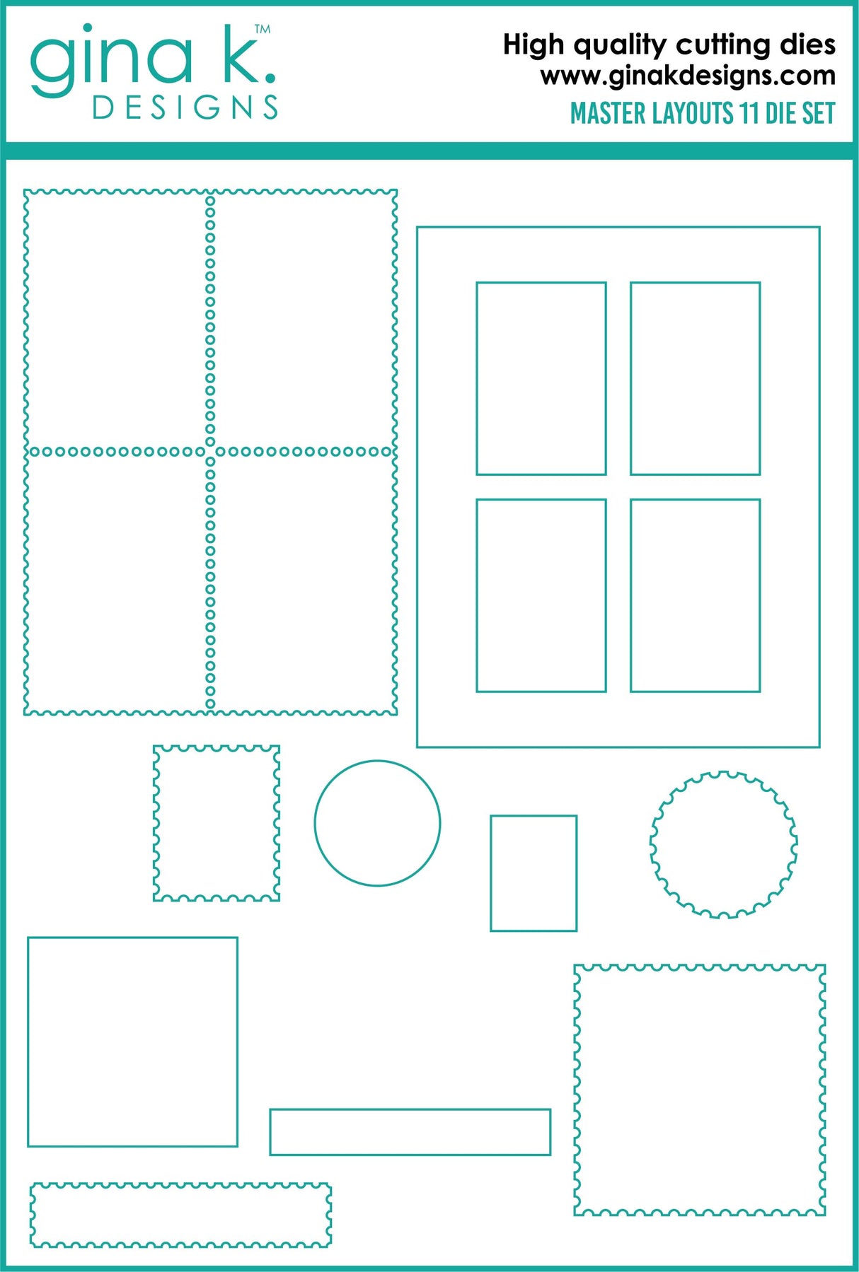 Gina K Designs DIE- Master Layouts 11