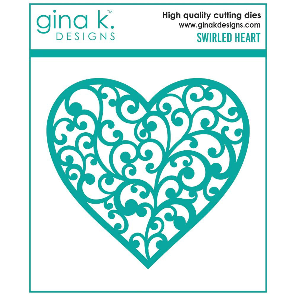 Gina K Designs DIE- Swirled Heart