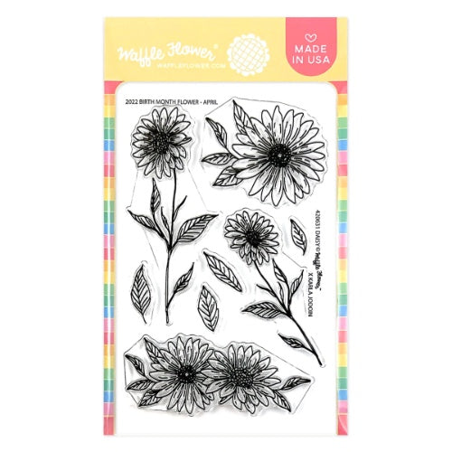 Waffle Flower Crafts Daisy - April Birth Flower