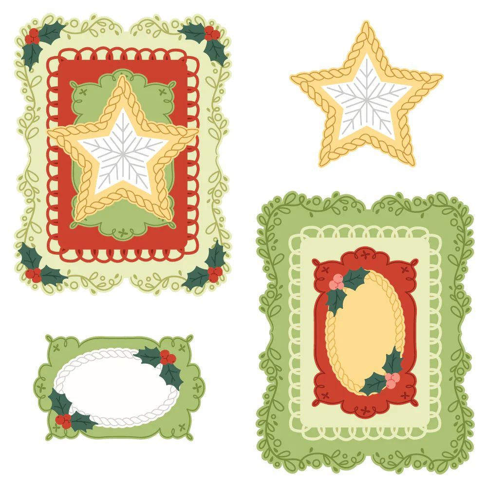 Honey Bee Stamps Decorative Star Layering Frames - Honey Cuts
