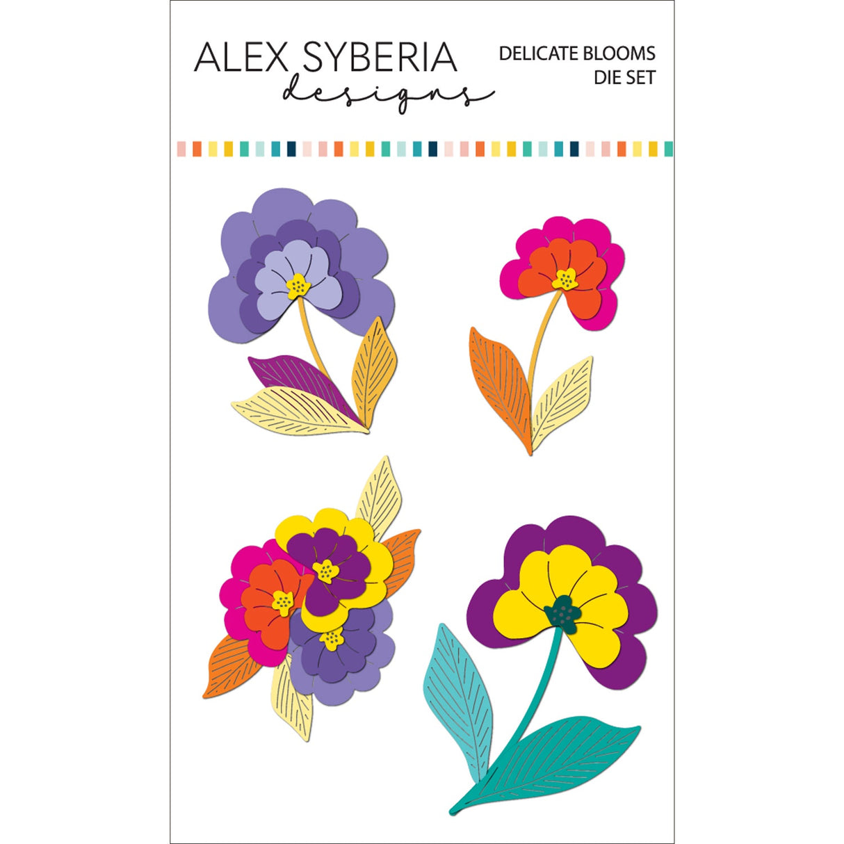 Alex Syberia Designs Delicate Blooms Die Set