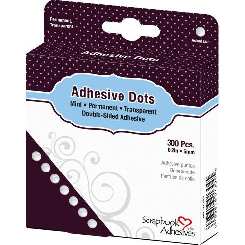 Scrapbook Dodz Adhesive Dot Roll Mini .0625" 300/Pkg