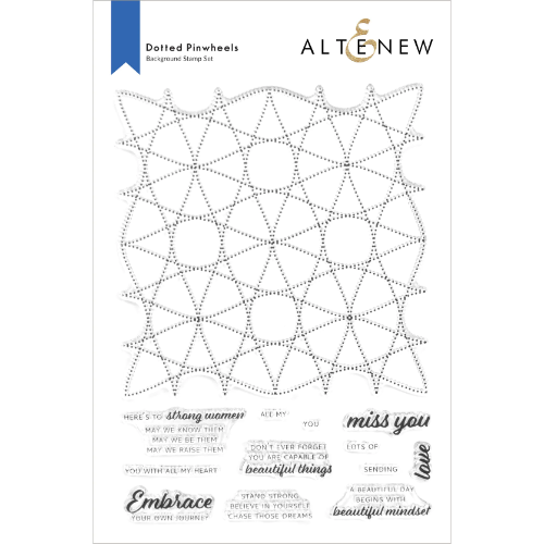 Altenew Dotted Pinwheels Stamp Set