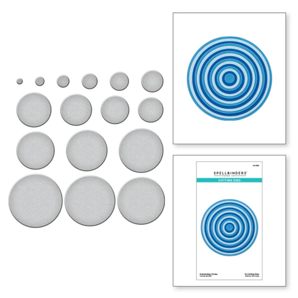 Spellbinders Everlasting Circles Etched Dies from the Everlasting Shapes Collection