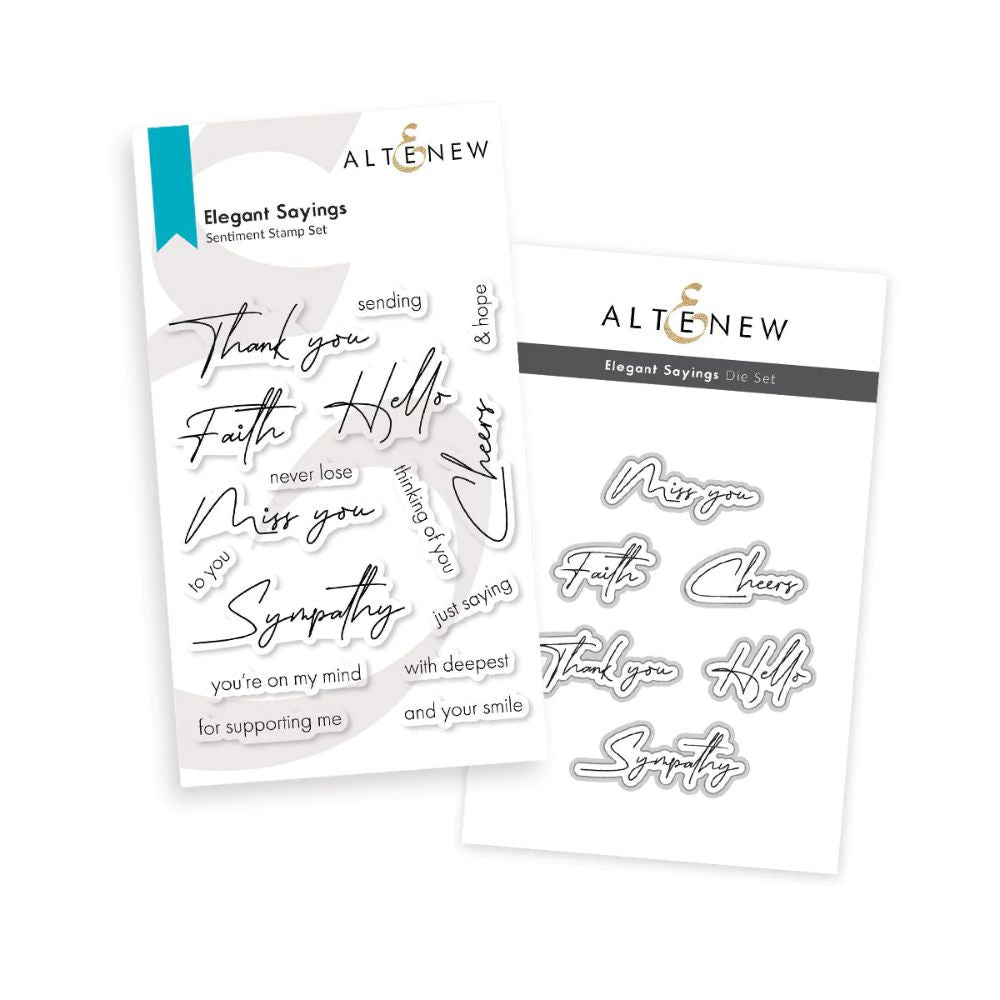 Altenew Elegant Sayings - Complete Bundle