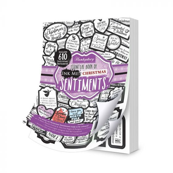 Hunkydory Crafts Essential Book of Christmas Sentiments - Ink Me! Edition