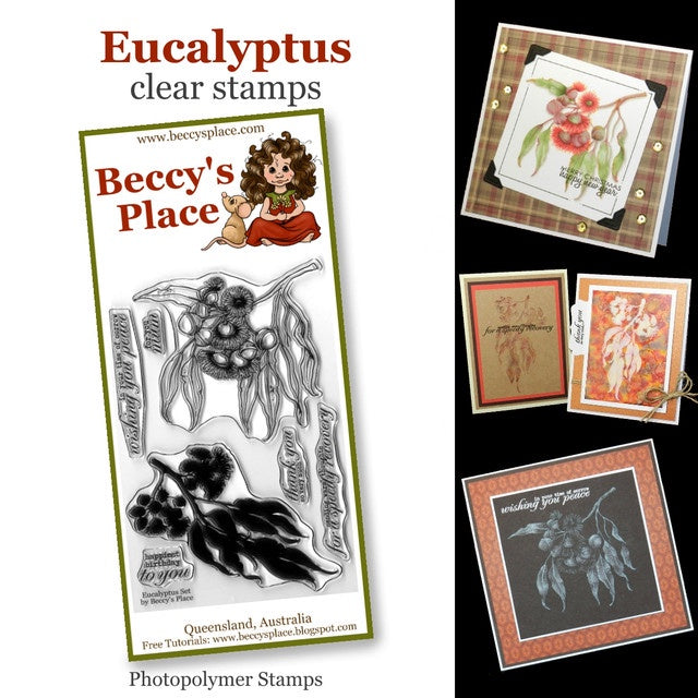 Beccy's place Eucalyptus clear stamps