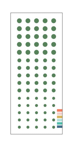 Concord & 9th ENAMEL DOTS - Evergreen