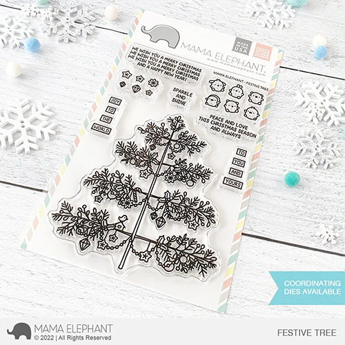 Mama Elephant FESTIVE TREE