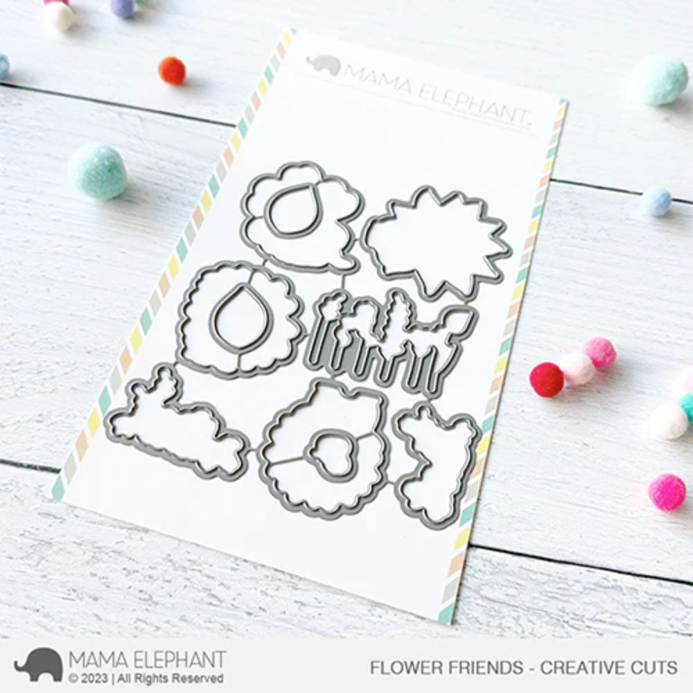 Mama Elephant Flower Friends - Creative Cuts