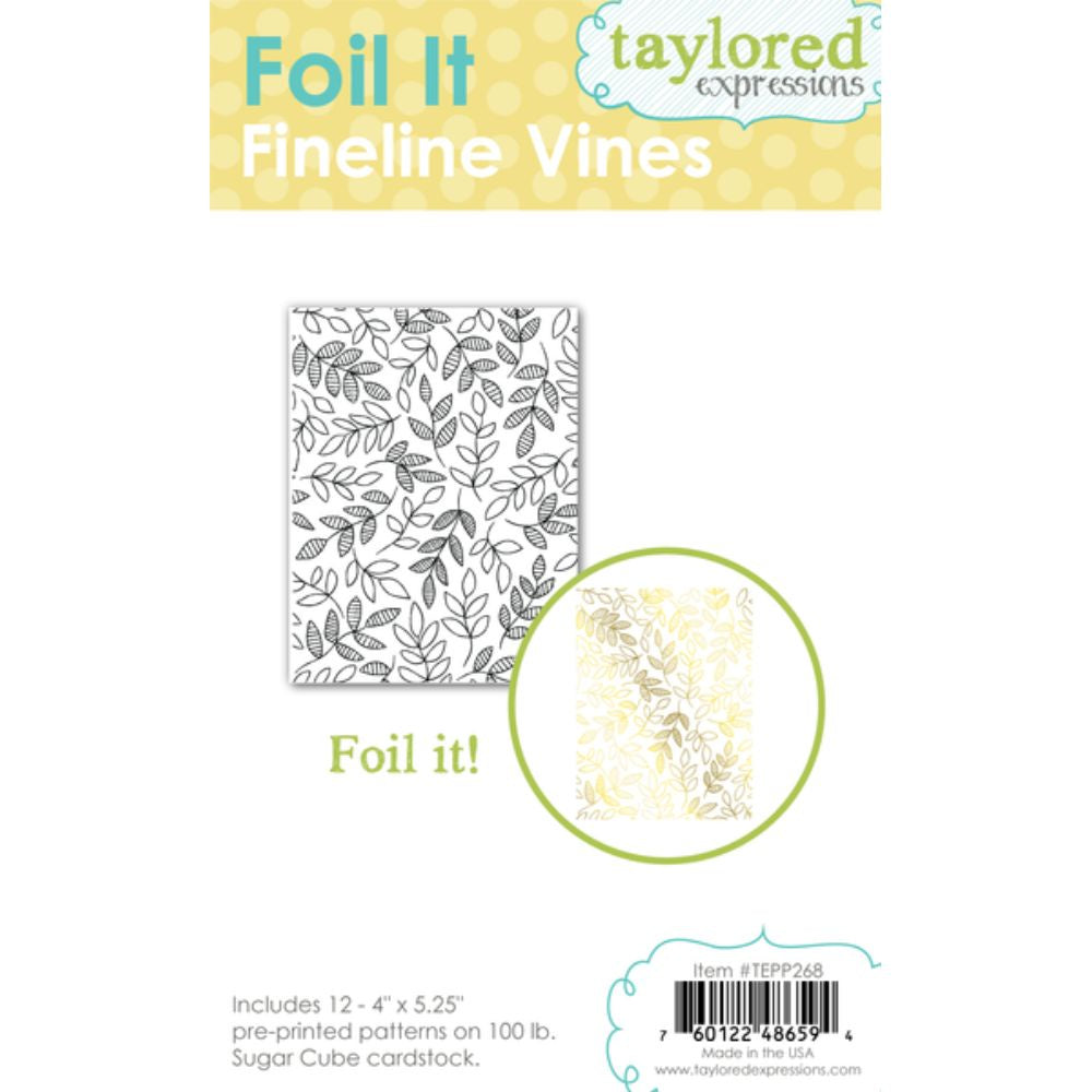 Taylored Expressions Foil It - Fineline Vines