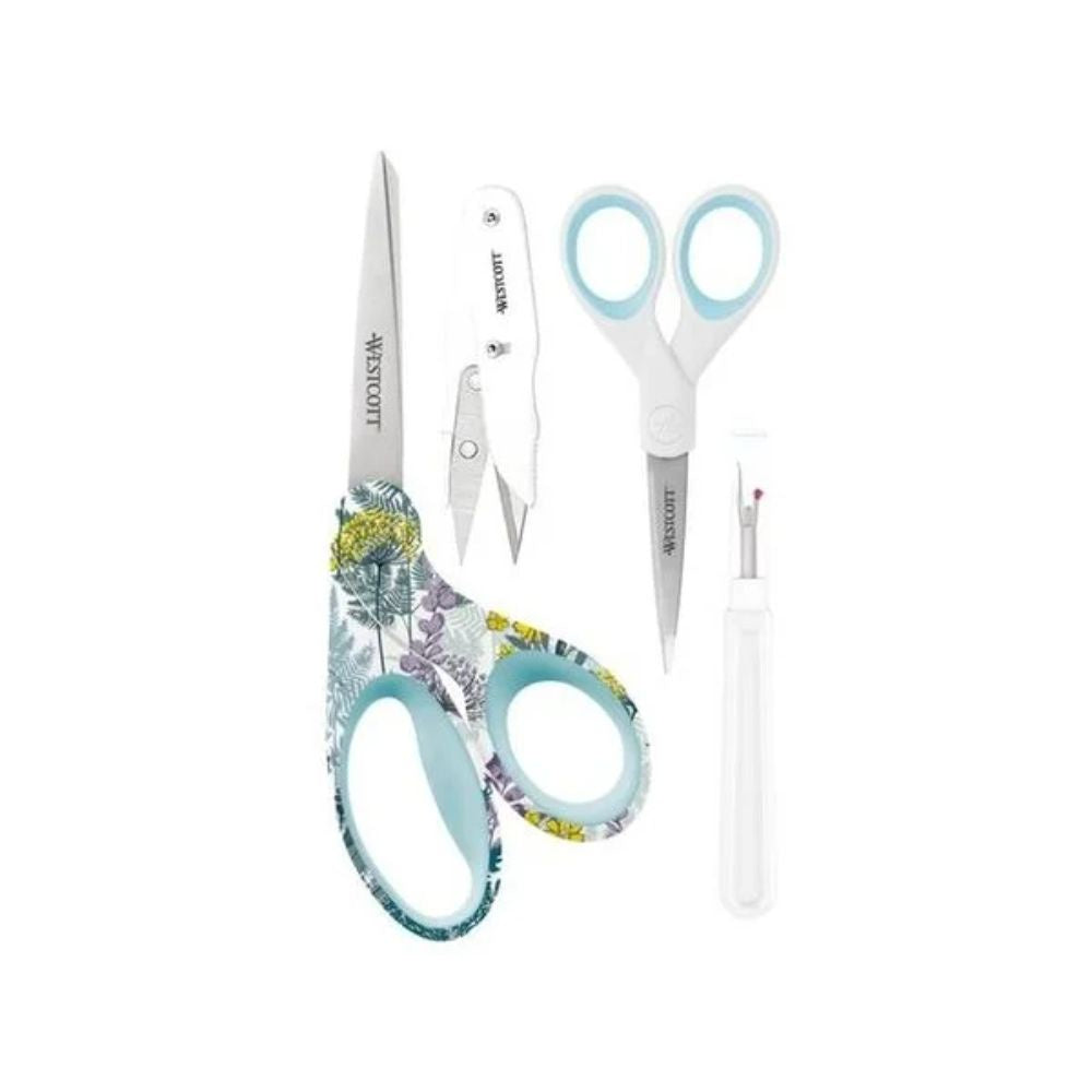 Westcott Fabric Scissors, Thread Snips, Detail Scssors, Seam Ripper (AC-17844)