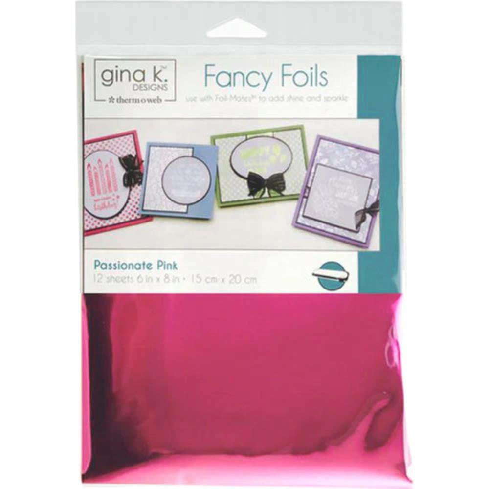 Gina K Designs Fancy Foils 6" x 8"- Passionate Pink