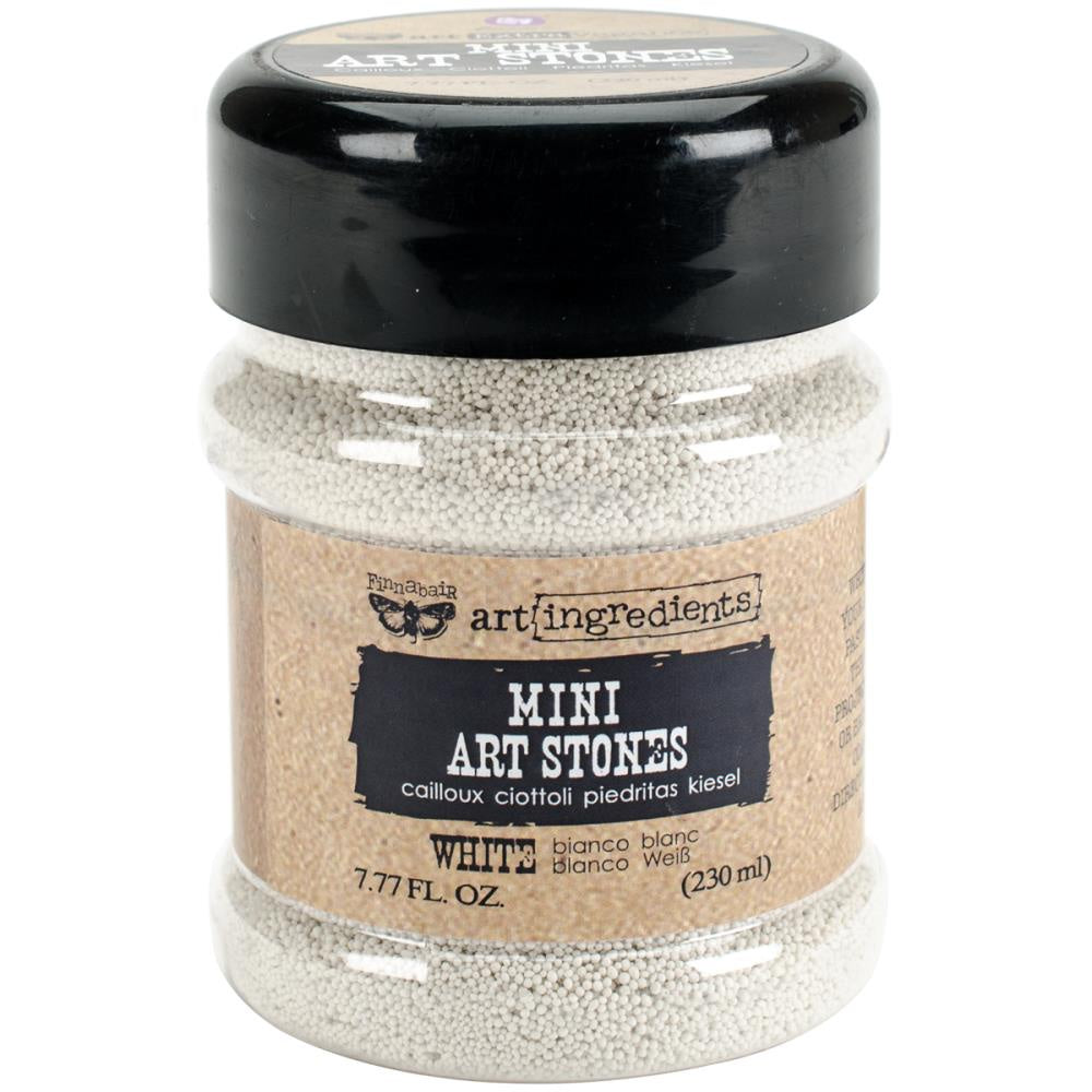 Finnabair Art Ingredients Mini Art Stones 7.77 Ounces White