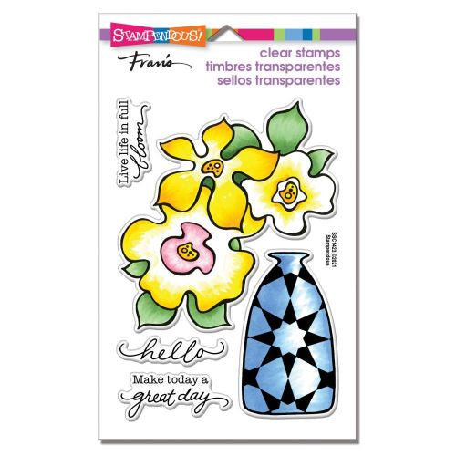 Stampendous Perfectly Clear Stamps Floral Blooms