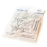 Pinkfresh Studio Folk Floral Stem stamp/stencil/hot foil Bundle Retired