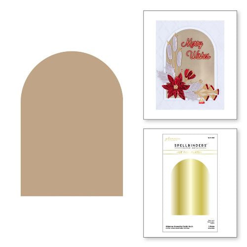 Spellbinders Glimmer Essential Solid Arch Glimmer Plate from Glimmer Greetings Collection