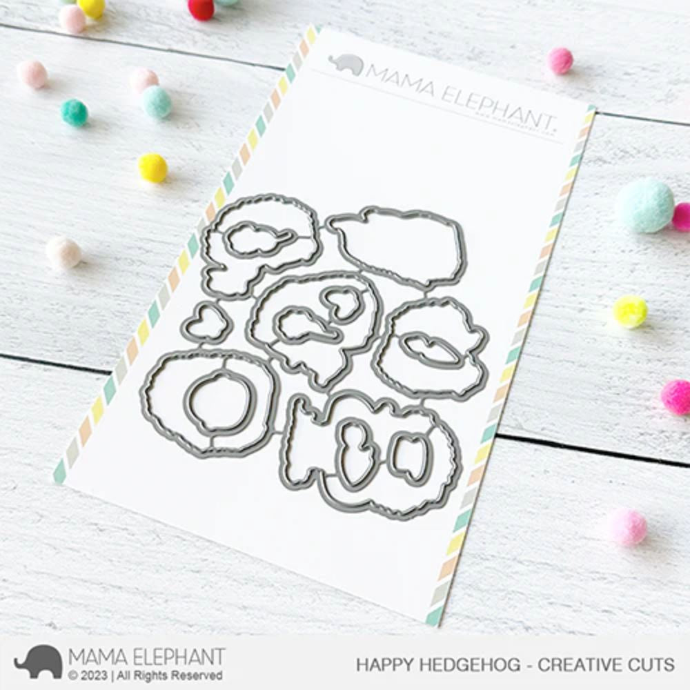 Mama Elephant Happy Hedgehog - Creative Cuts
