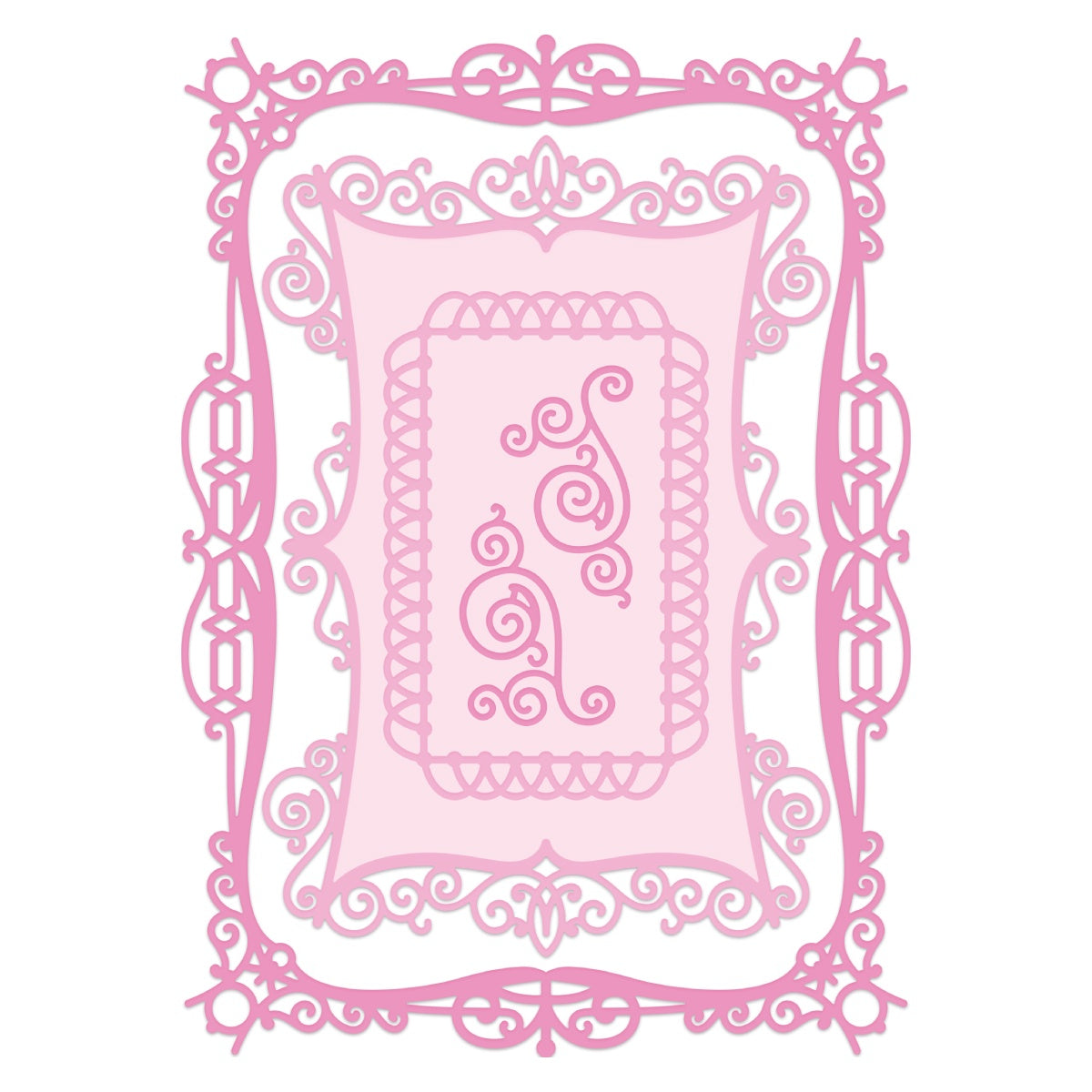 Heartfelt Creations Rectangle Filigree Frame Die HCD2-7424