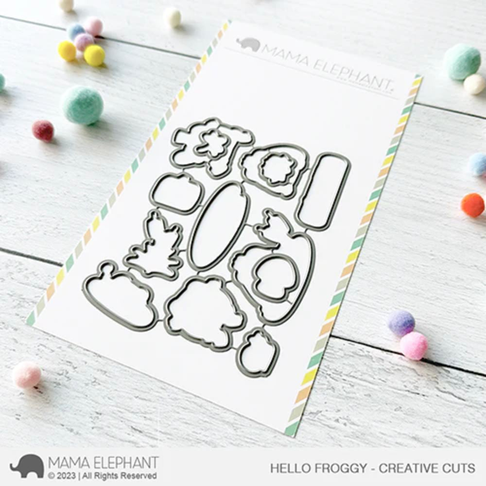 Mama Elephant Hello Froggy - Creative Cuts