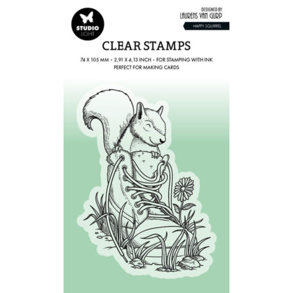 Studio Light Happy Squirrel Clear Stamps (BL-ES-STAMP532)