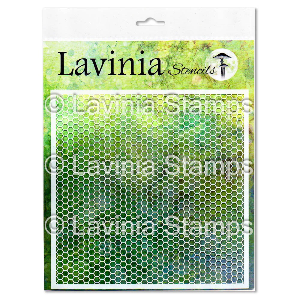 Lavinia Stamps Honeycomb - Lavinia Stencils ST043