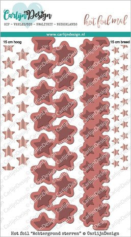 CarlijnDesign Hot Foil Stamp Coverplate Stars (CDHF-0004)