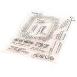 Pinkfresh Studio In My Heart stamp/die/ Stencil Bundle