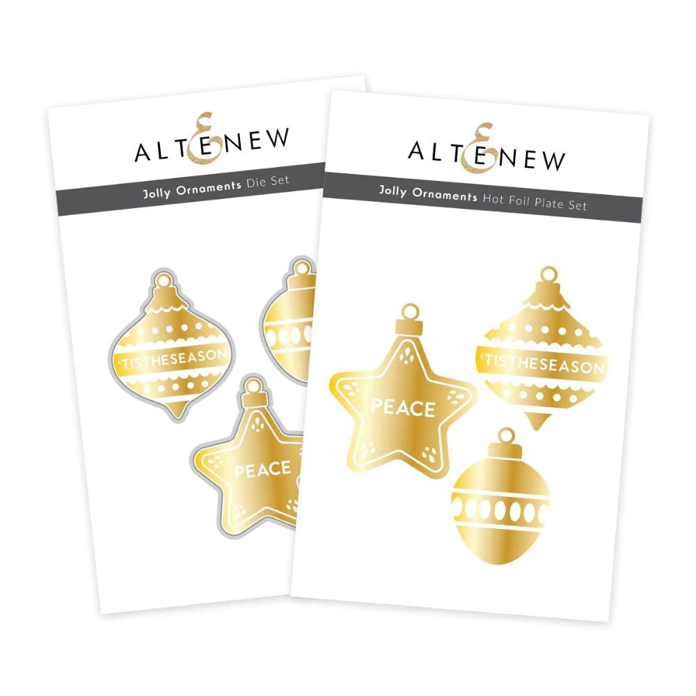 Altenew Jolly Ornaments - Complete Bundle - Auzz Trinklets N Krafts