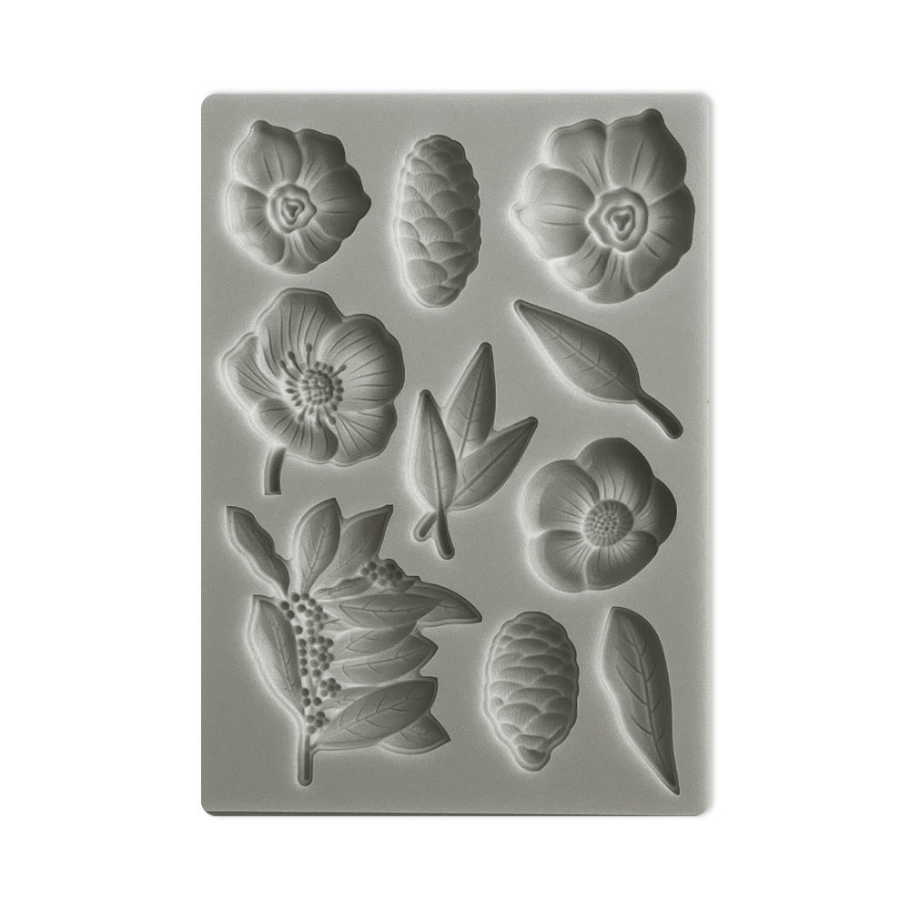 StamperiaÂ Silicon mold A6 - Pinecones