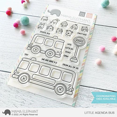 Mama Elephant LITTLE AGENDA BUS