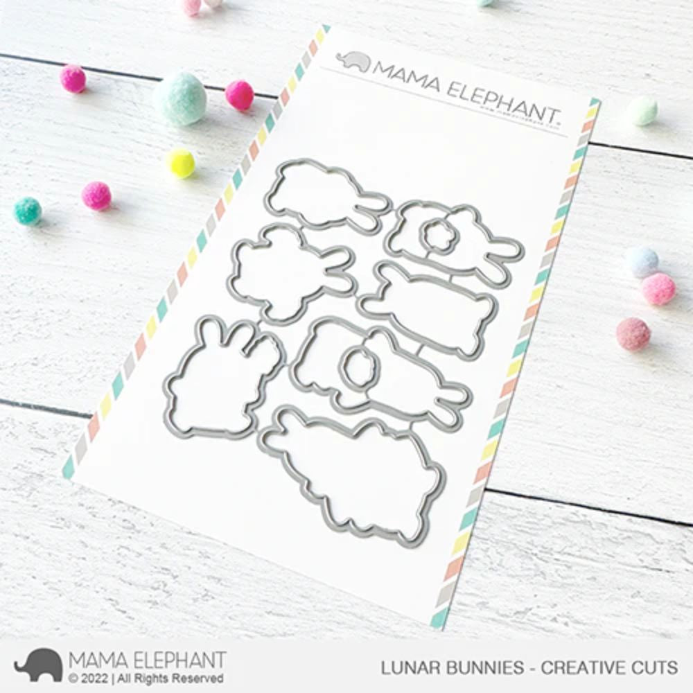 Mama Elephant Lunar Bunnies - Creative Cuts