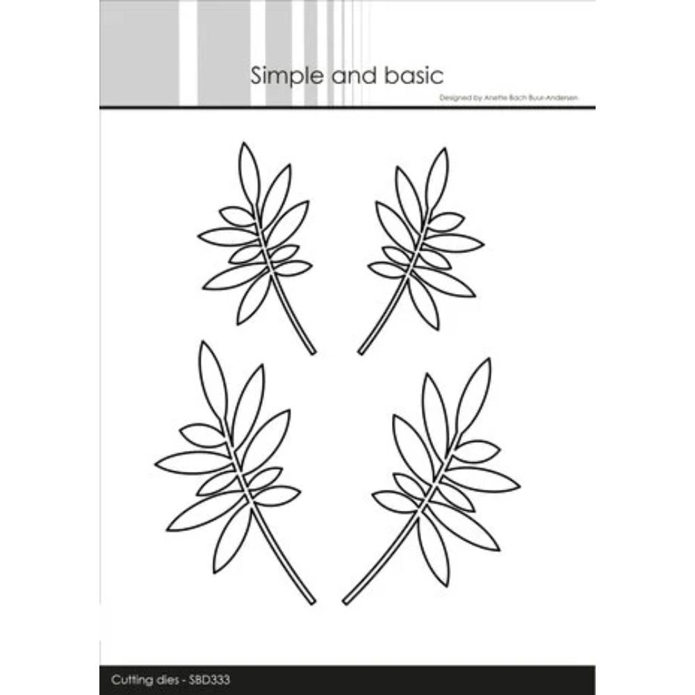 Simple and Basic Leaves Solid Cutting Dies (SBD333)