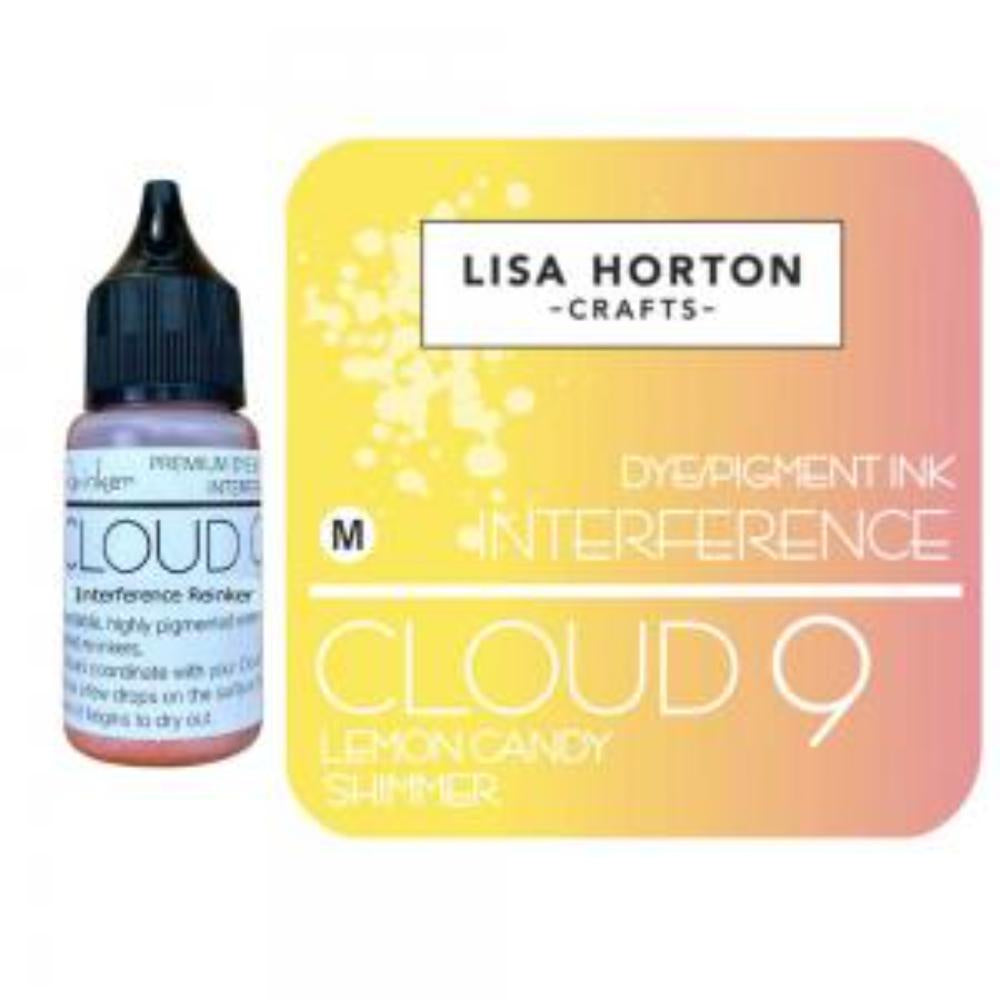 Lisa Horton Crafts Interference Ink - Reinkers - Lemon Candy Shimmer