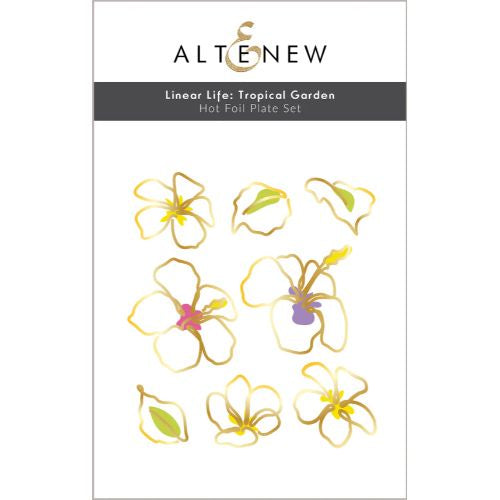 Altenew Linear Life: Tropical Garden Hot Foil Plate Set