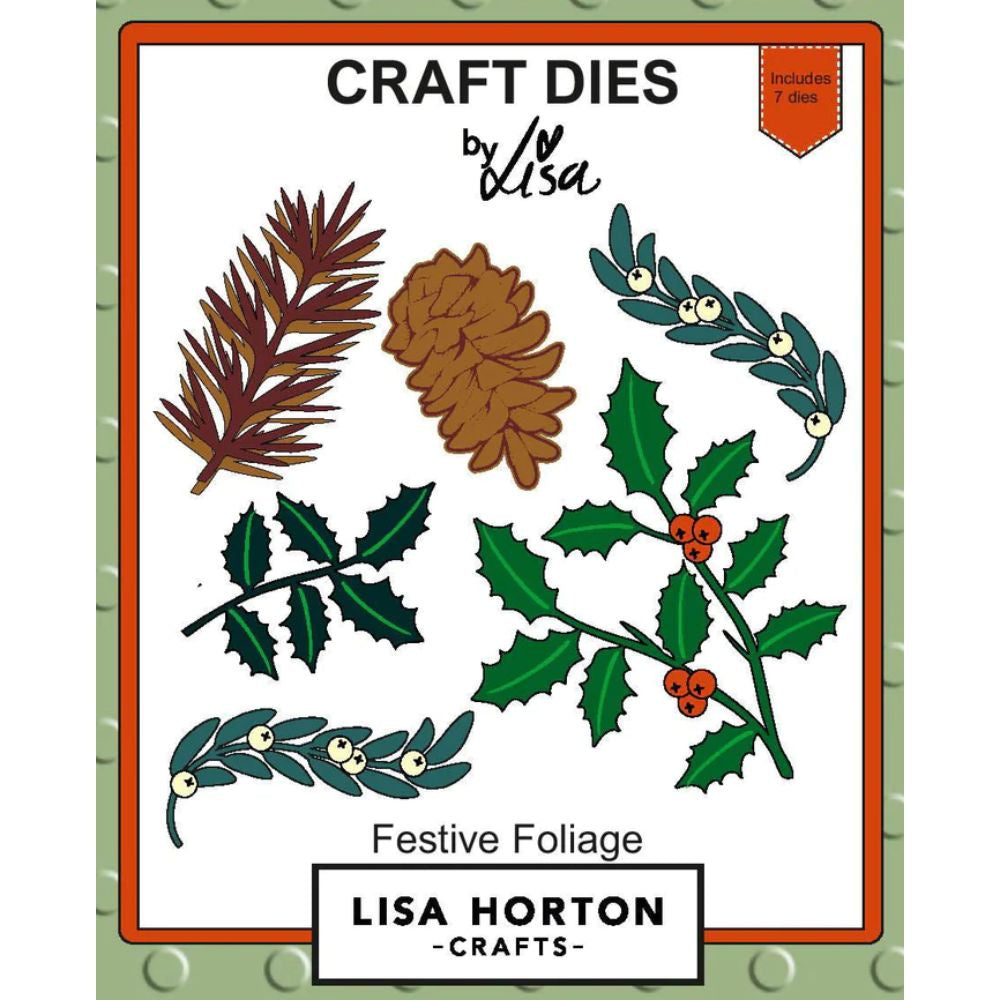 Lisa Horton Die Set - Festive Foliage