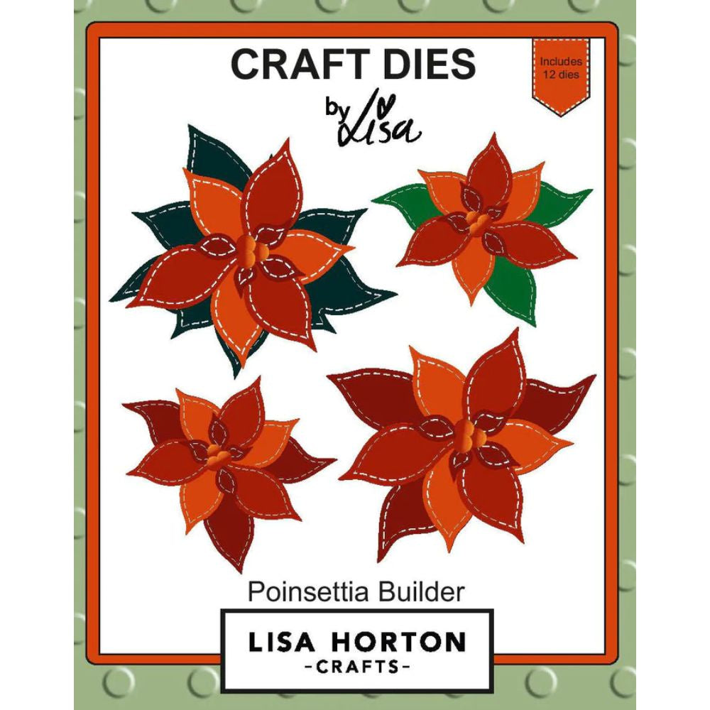 Lisa Horton Die Set - Poinsettia Builder