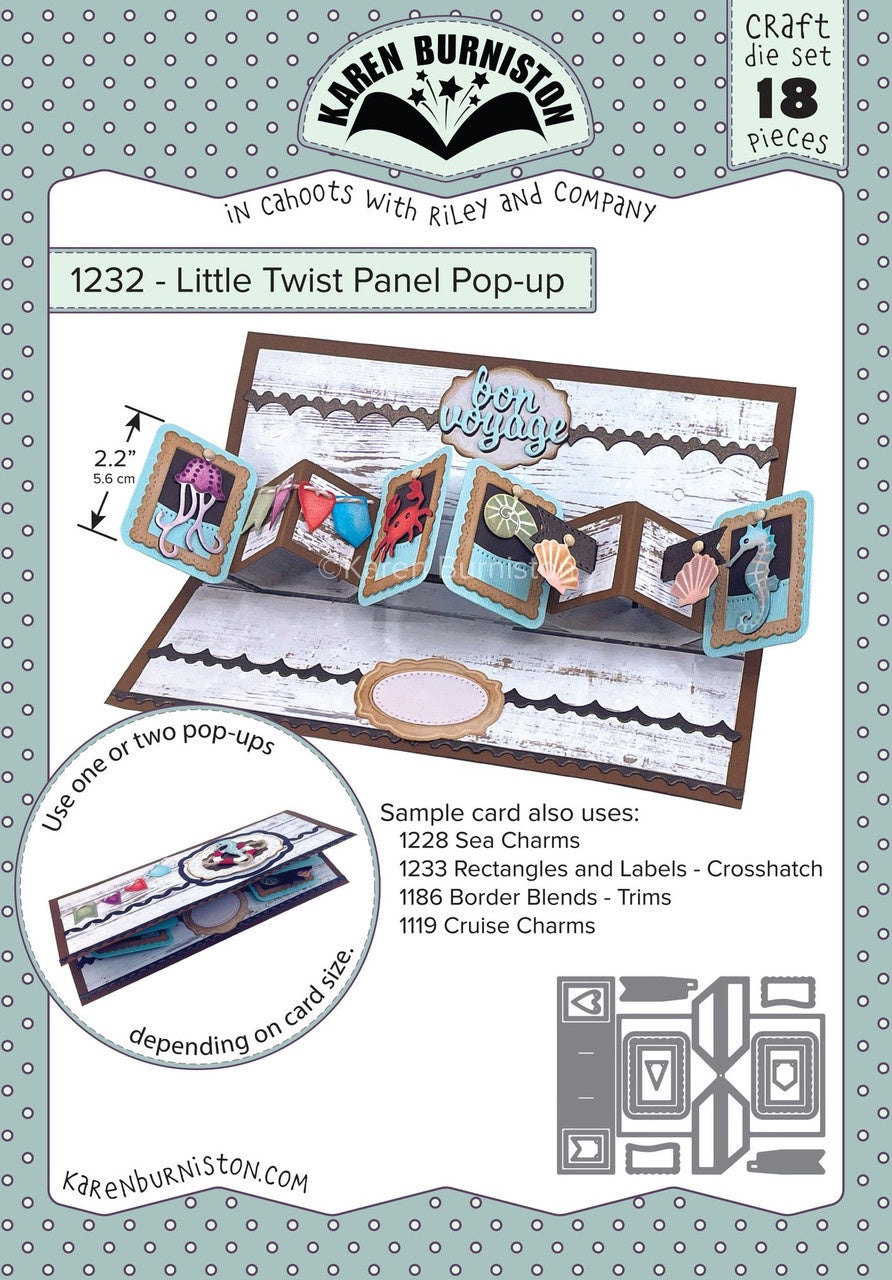 Karen Burniston Little Twist Panel Pop-up 1232