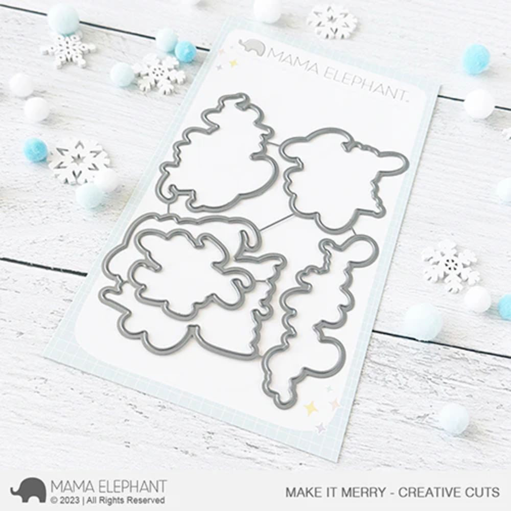 Mama Elephant Make It Merry - Creative Cuts