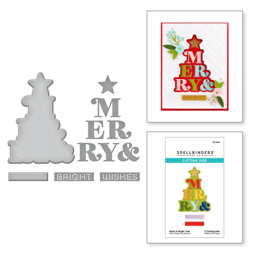 Spellbinders Merry & Bright Etched Dies from the Merry & Bright Collection