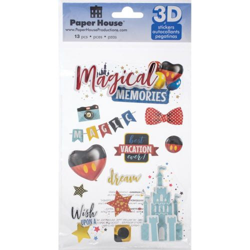 Paper House 3D Stickers Magical Memories