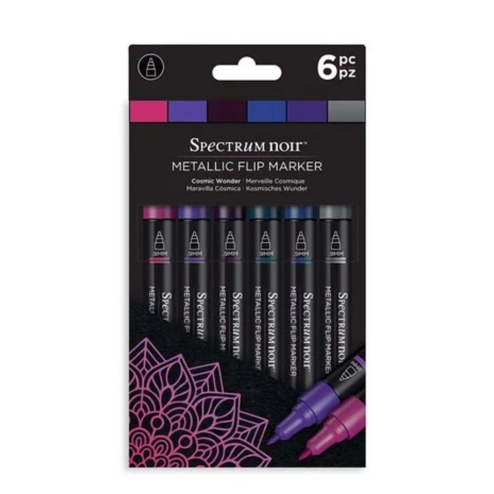 Spectrum Noir Metallic Flip Marker Cosmic Wonder (6pcs) (SN-MFLI-CWO6)