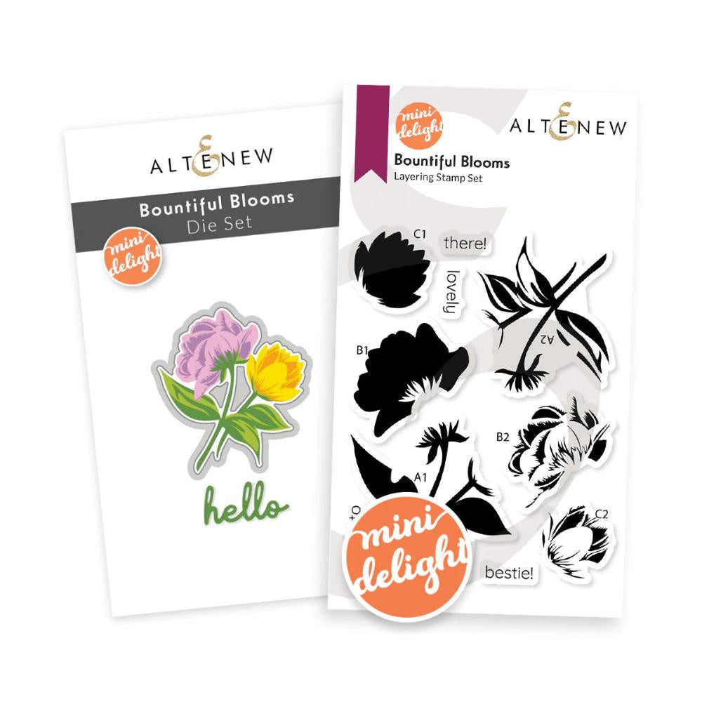 Altenew Mini Delight: Bountiful Blooms Stamp & Die Set