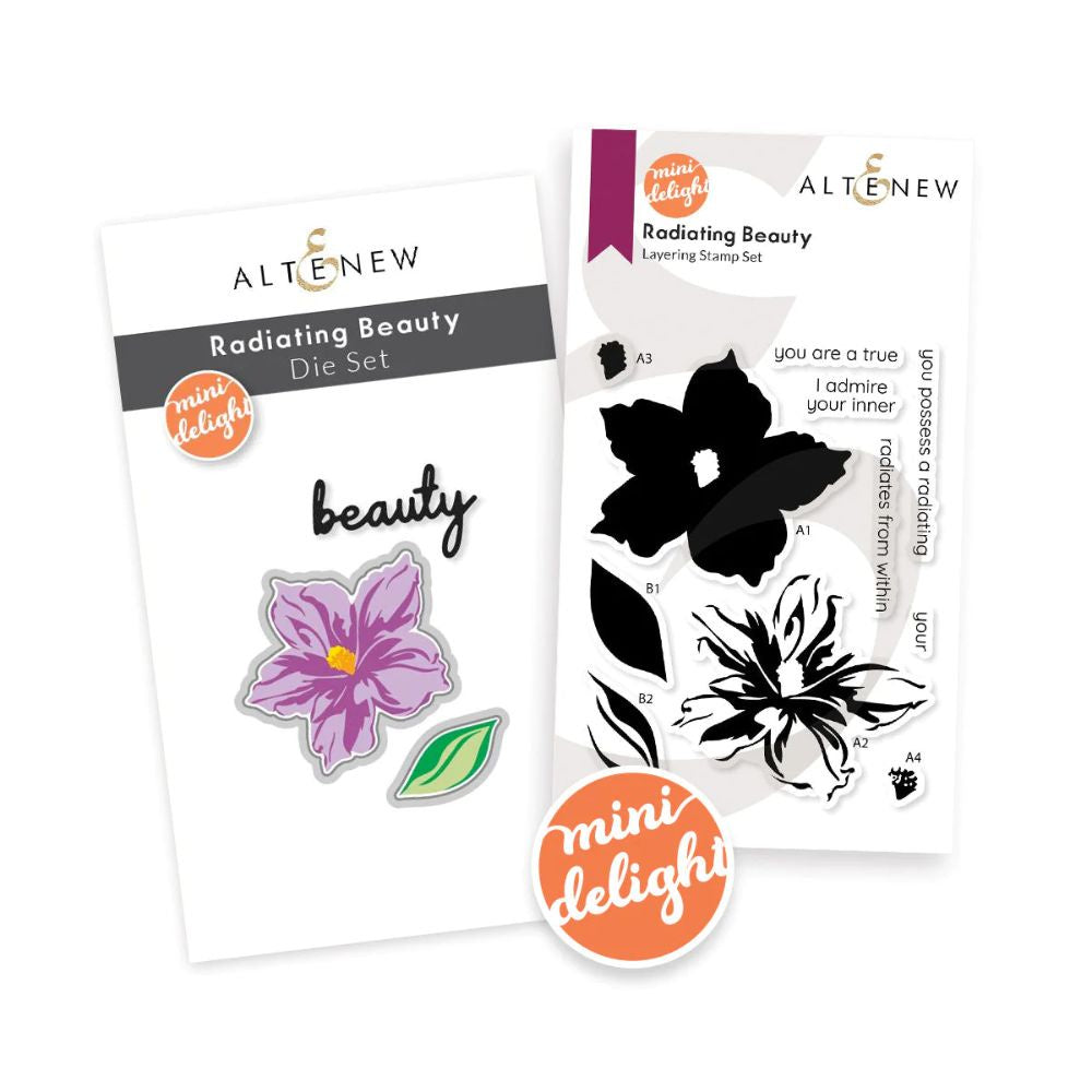 Altenew Mini Delight: Radiating Beauty Stamp & Die Set